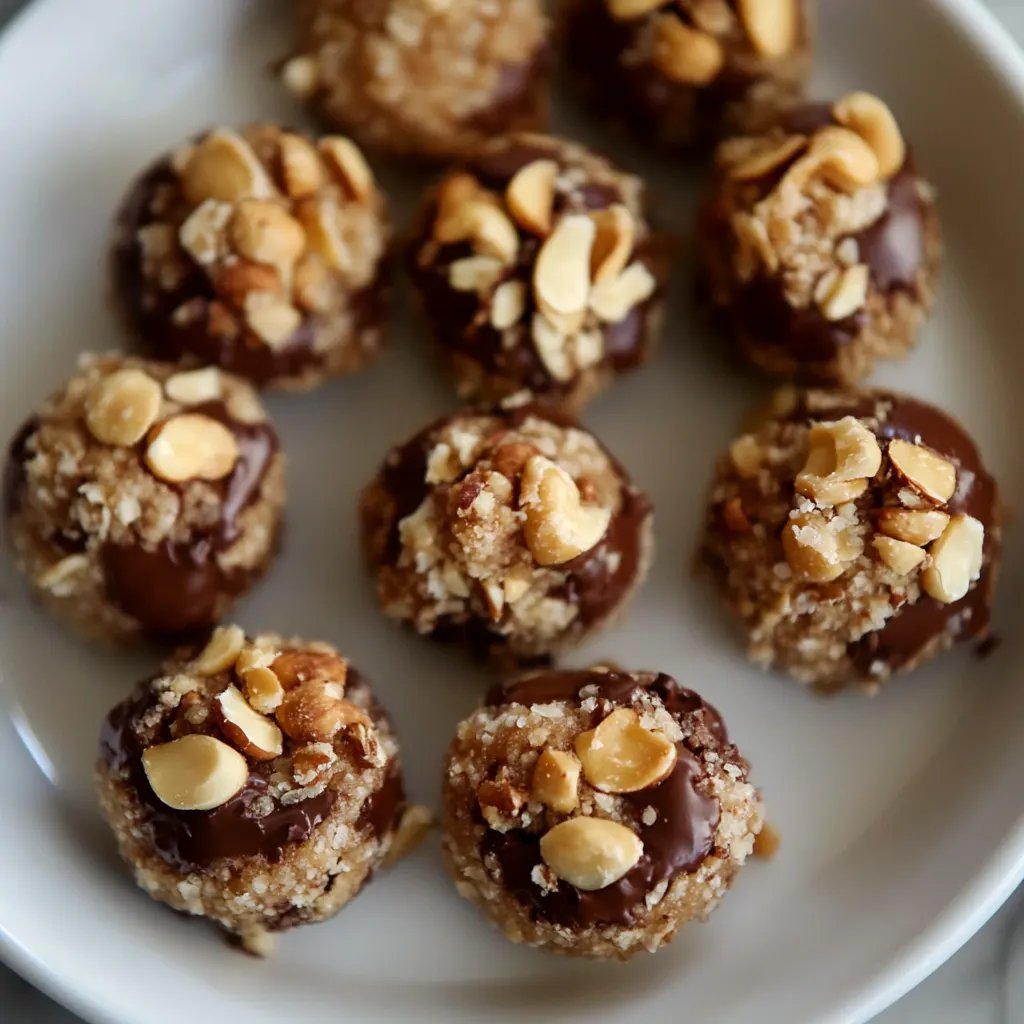 Knusprige Haselnussküsschen mit Nuss-Nougat-Füllung