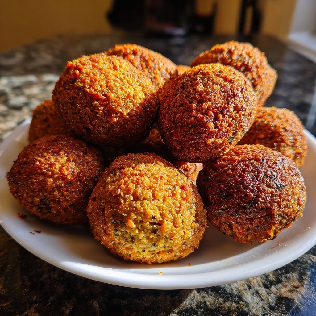 Luftfritteuse Falafel Kichererbse