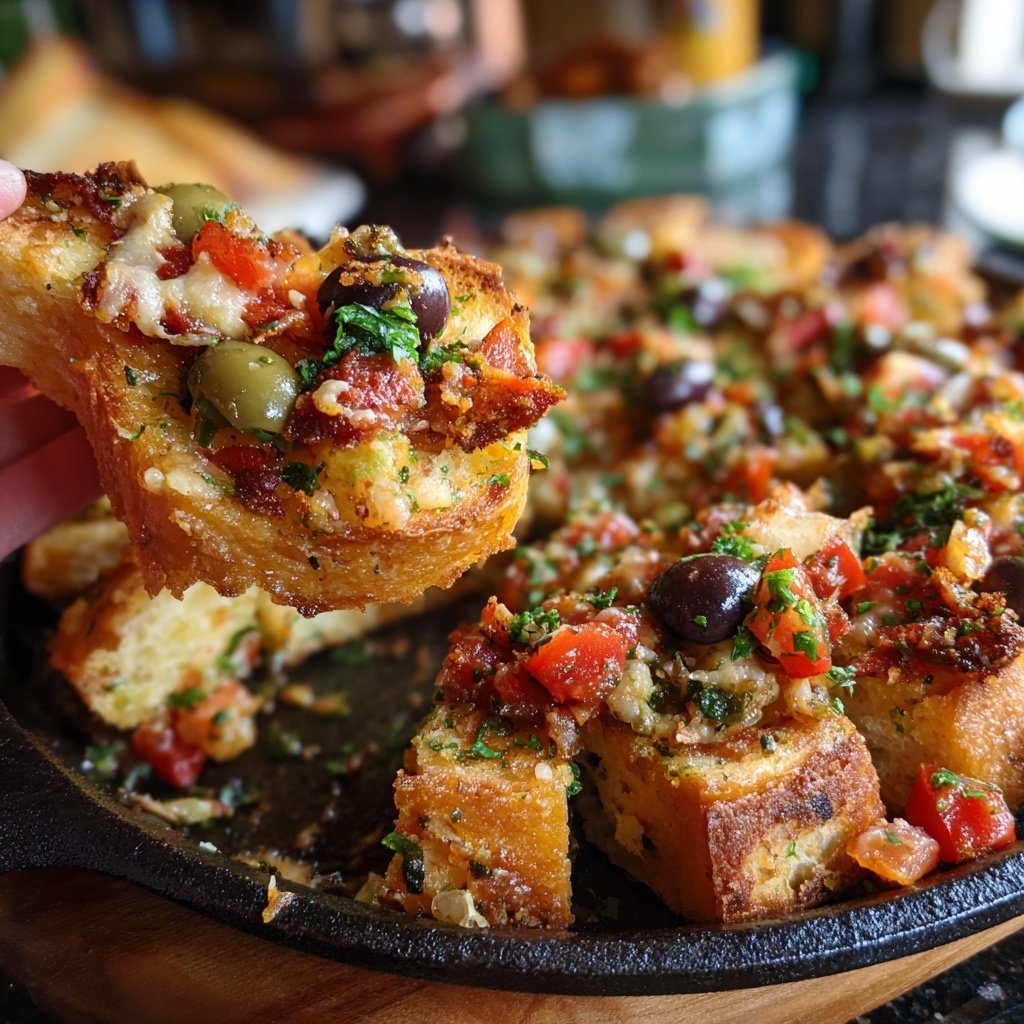 Silvester Tapas Platte mit Dips