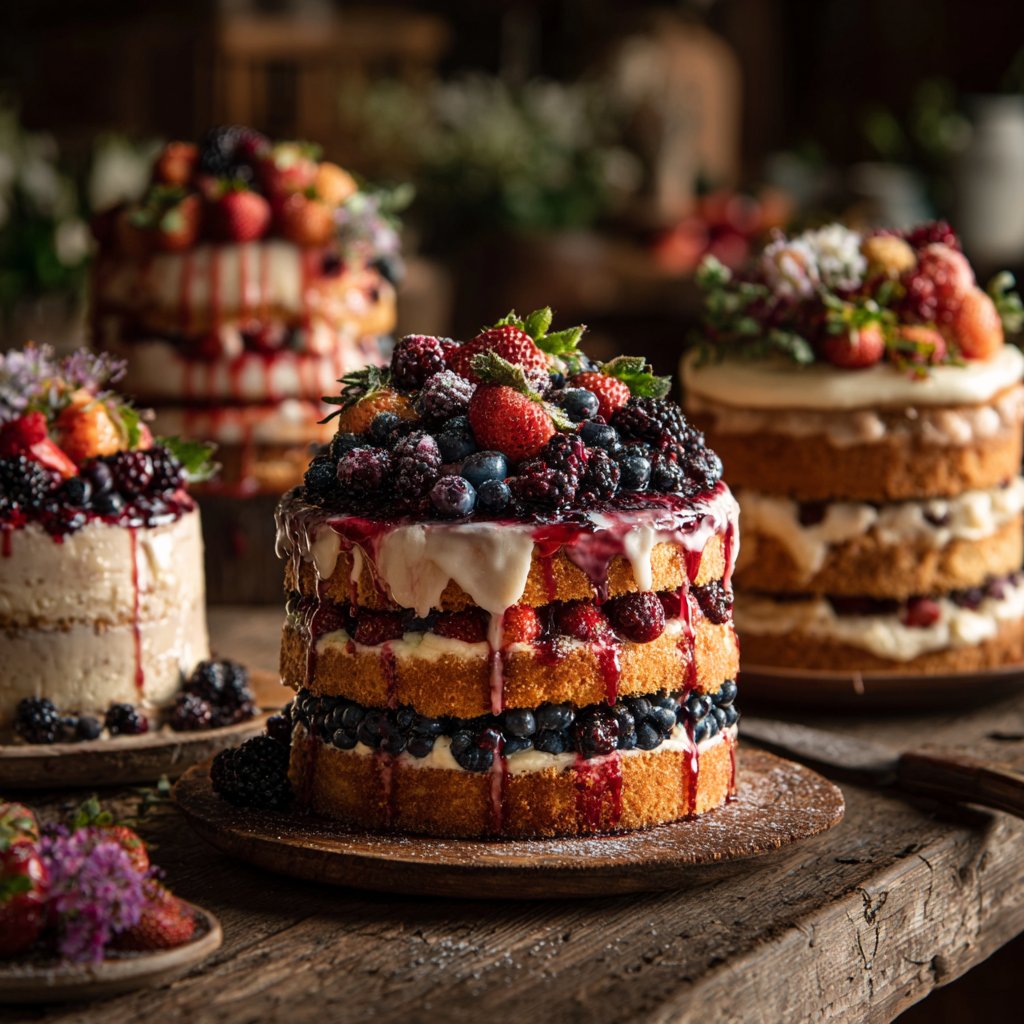 20 Geburtstagskuchen für Erwachsene: Frucht und Creme