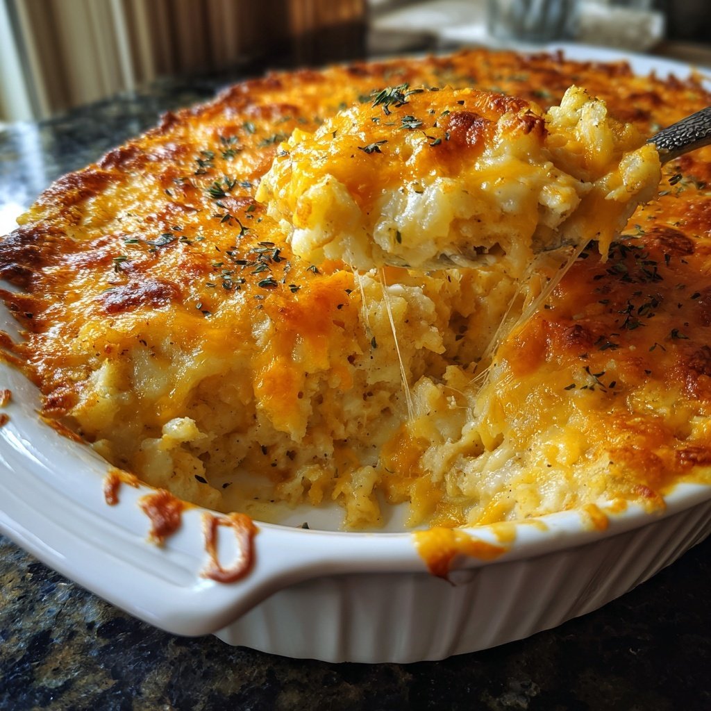 Gebackener Blumenkohl Käse Dip