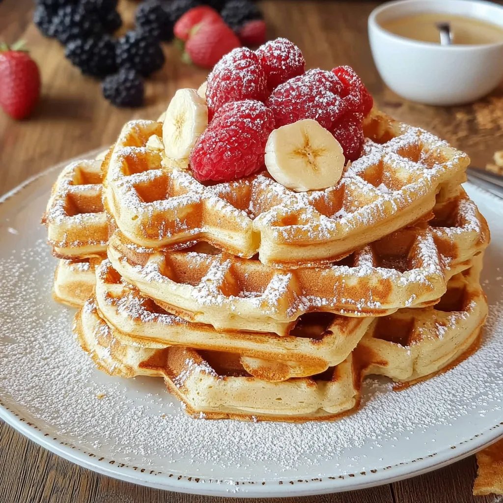 Frische Waffelteig Haffig für alle Formen