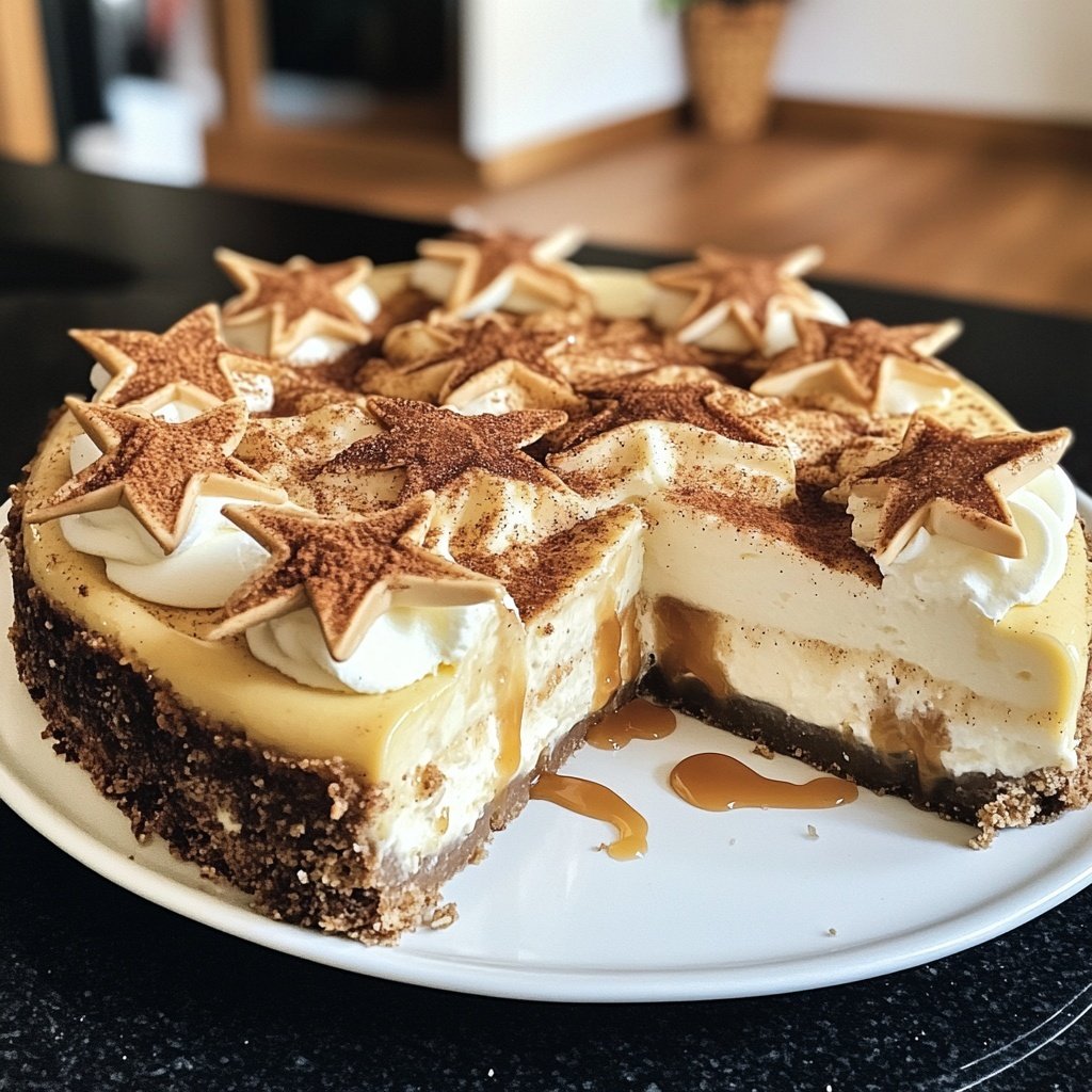 Zimtstern-Cheesecake – Weihnachts-Baking-Dessert