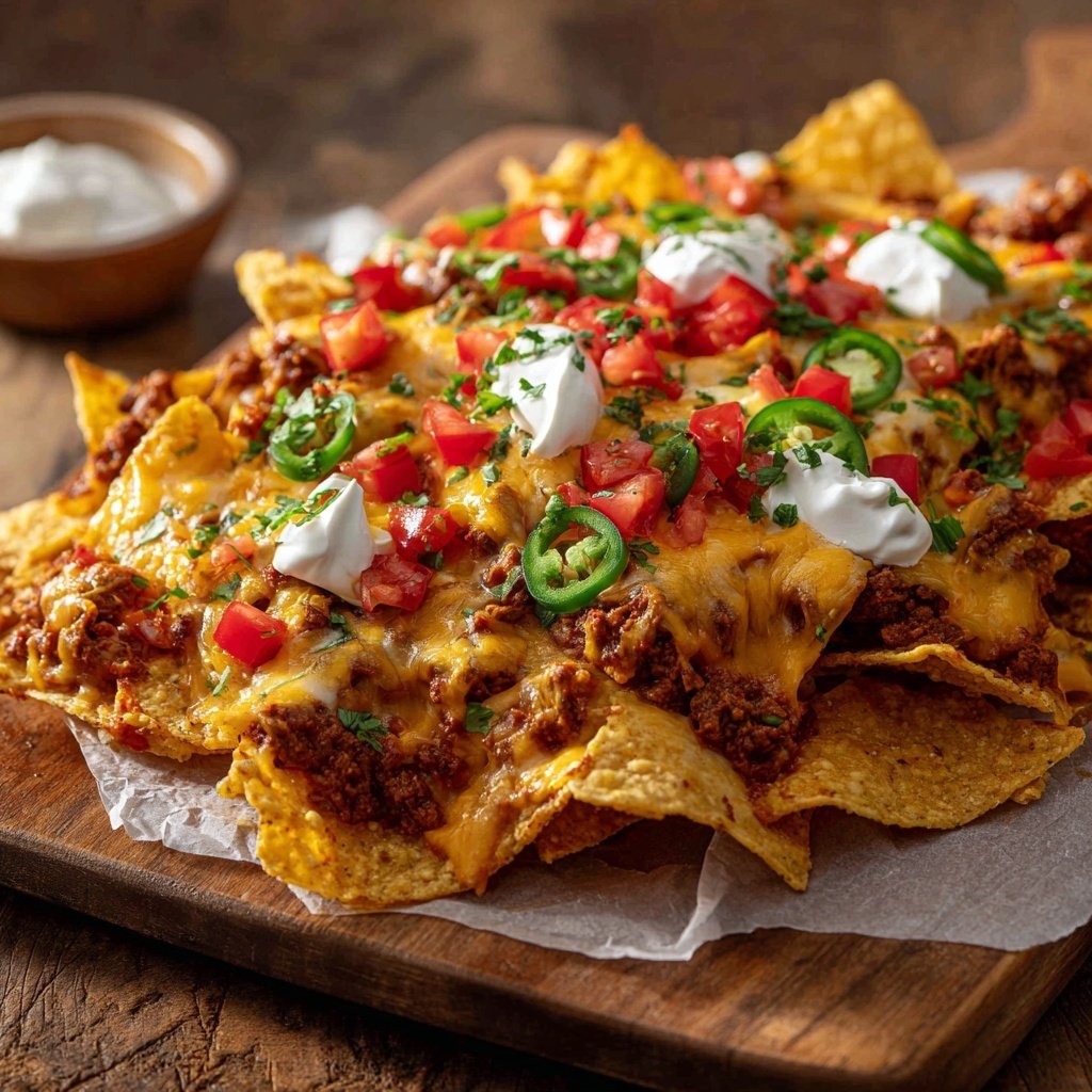 Chili Käse Nachos Deluxe