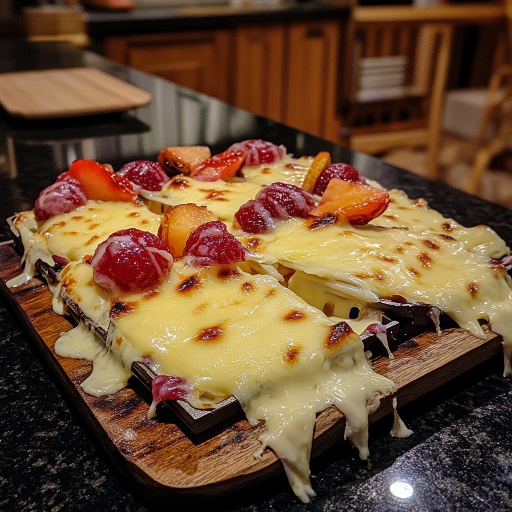 Süße Ideen für Raclette als Nachspeise