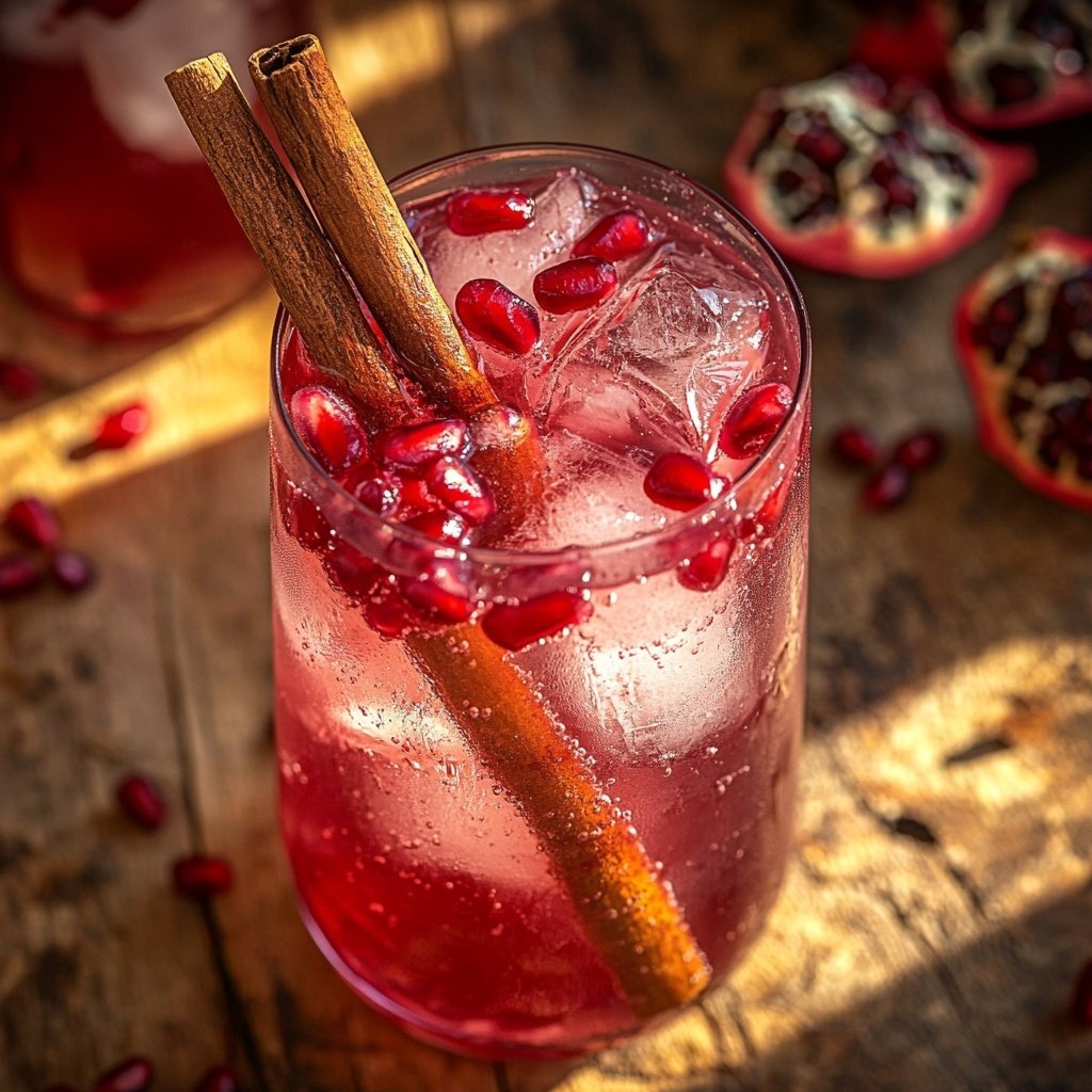 Granatapfel-Glühwein-Spritz