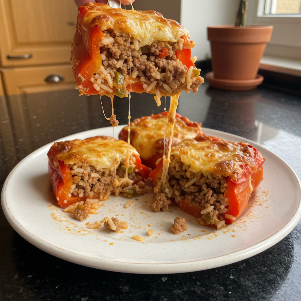 Valentinstags Gefüllte Paprika