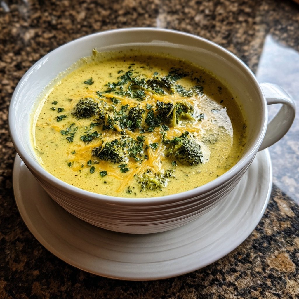 Brokkoli Cheddar Suppe Scharfer Cheddar