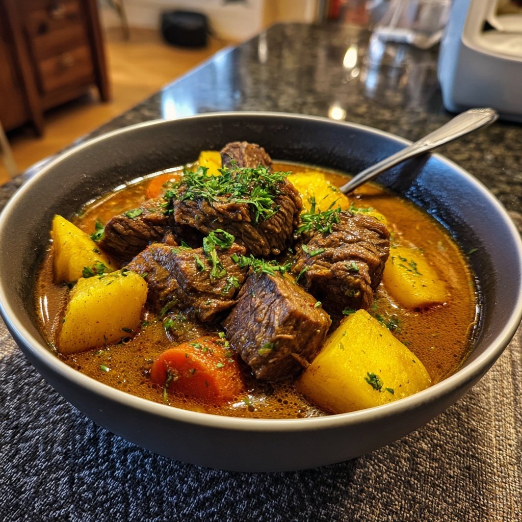 Schmelzend Zartes Topfgulasch Rindfleisch