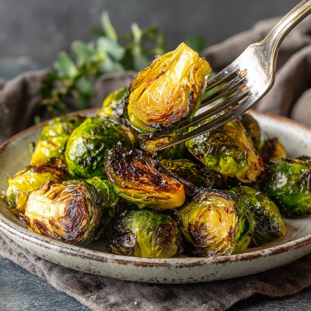 Balsamico Rosenkohl aus dem Ofen