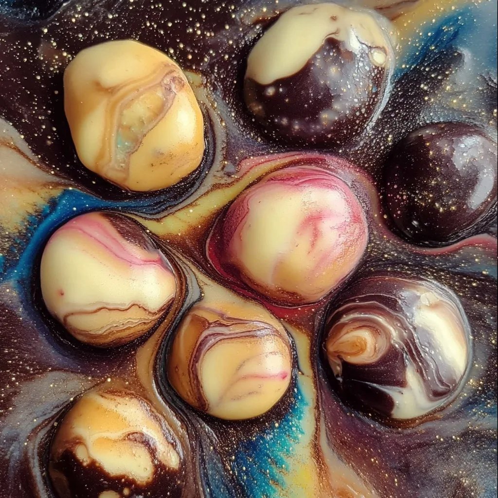 Marmorplätzchen, die im Mund schmelzen