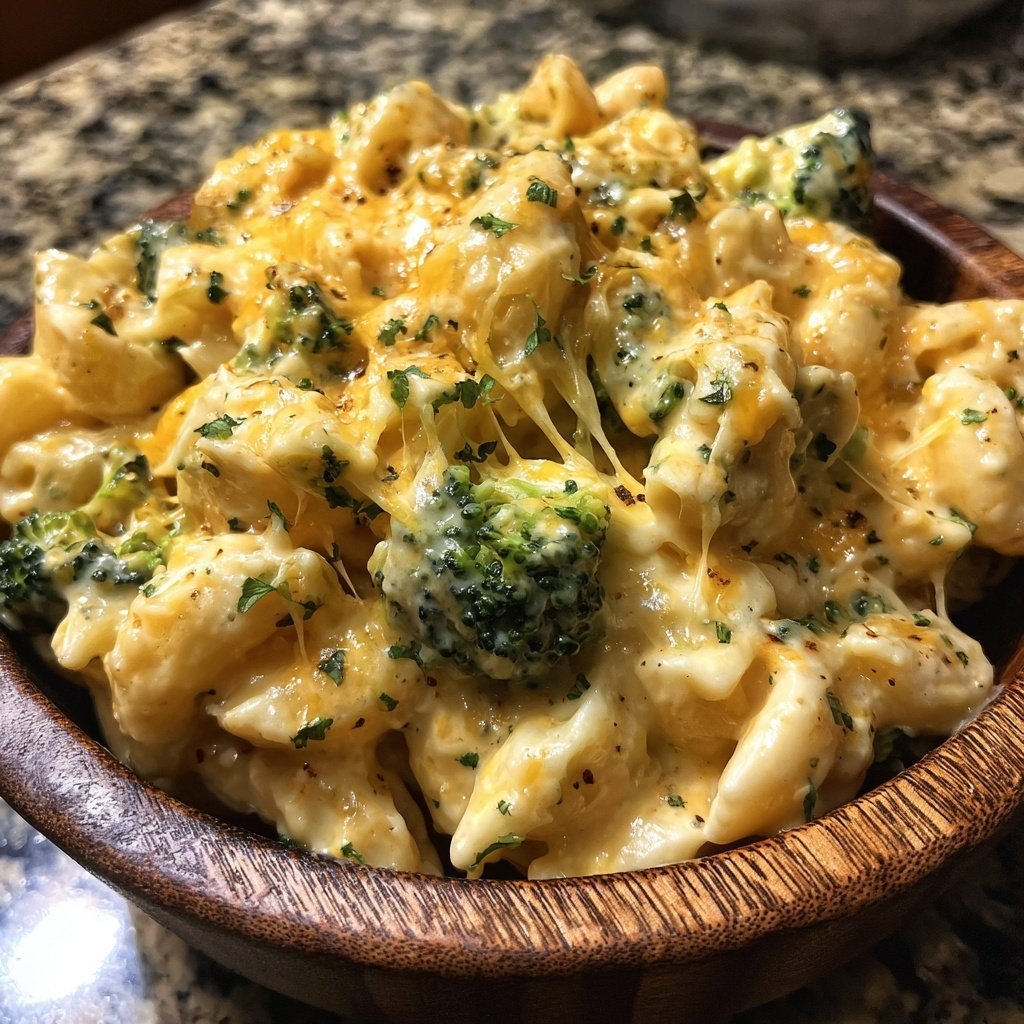 Cremige Cashew Brokkoli Mac Käse