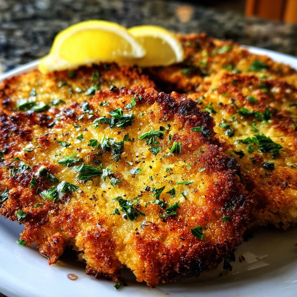 Knuspriges Deutsches Schweineschnitzel Genuss