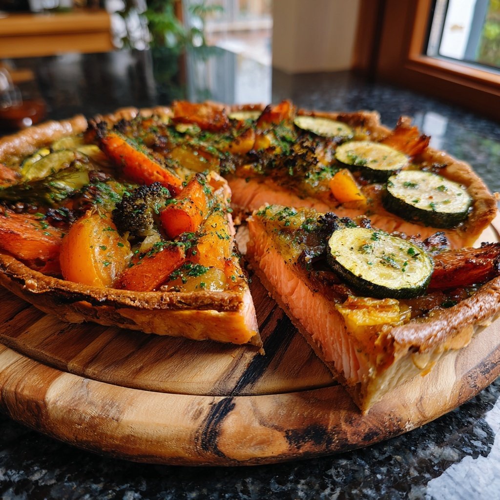 Einpfannen Gericht Mit Lachs