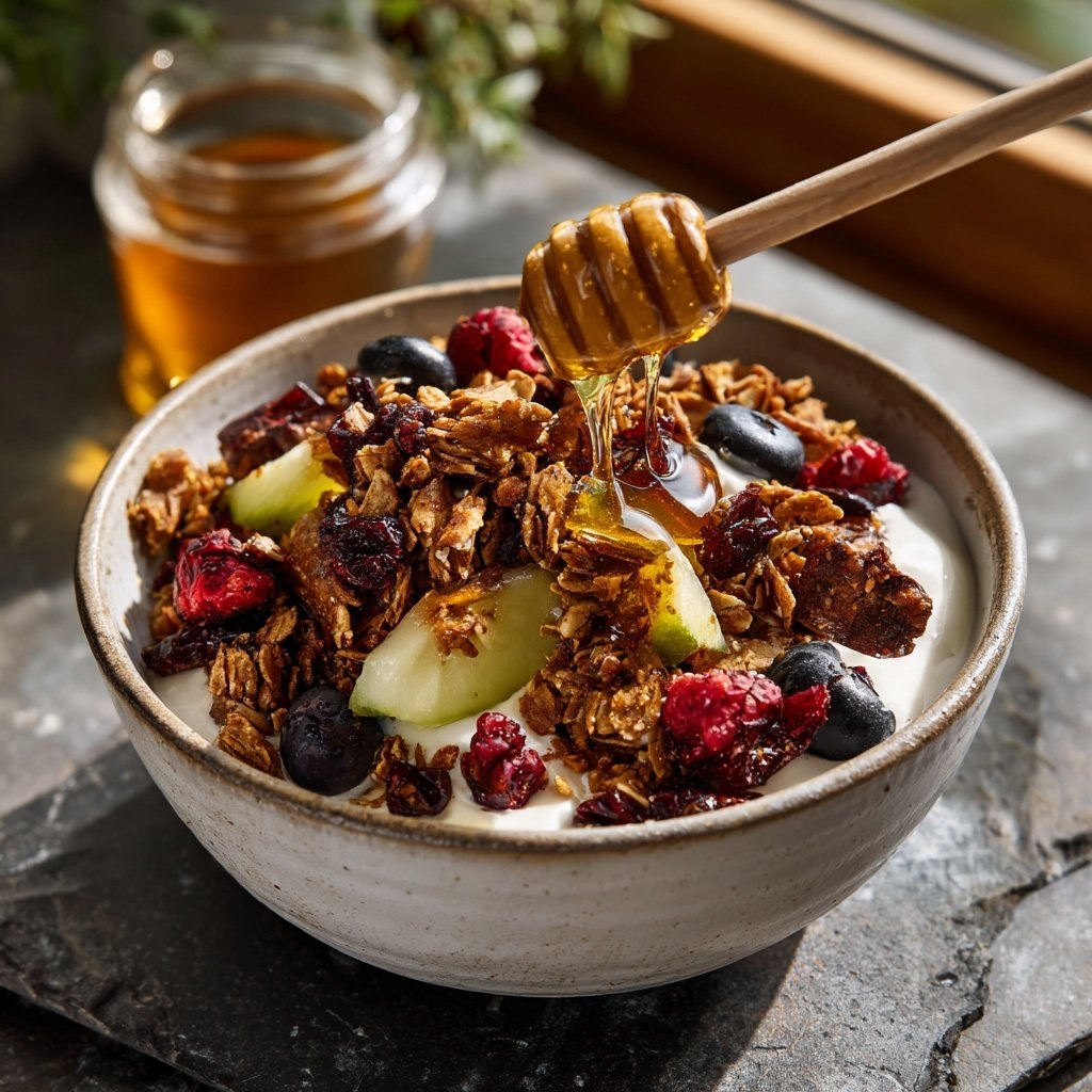 Lebkuchen-Gewürz-Frühstücks-Bowl
