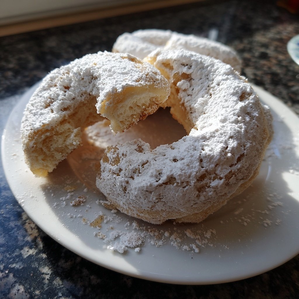 Rezept Vanillekipferl-Kugeln mit Marzipan & Nougat