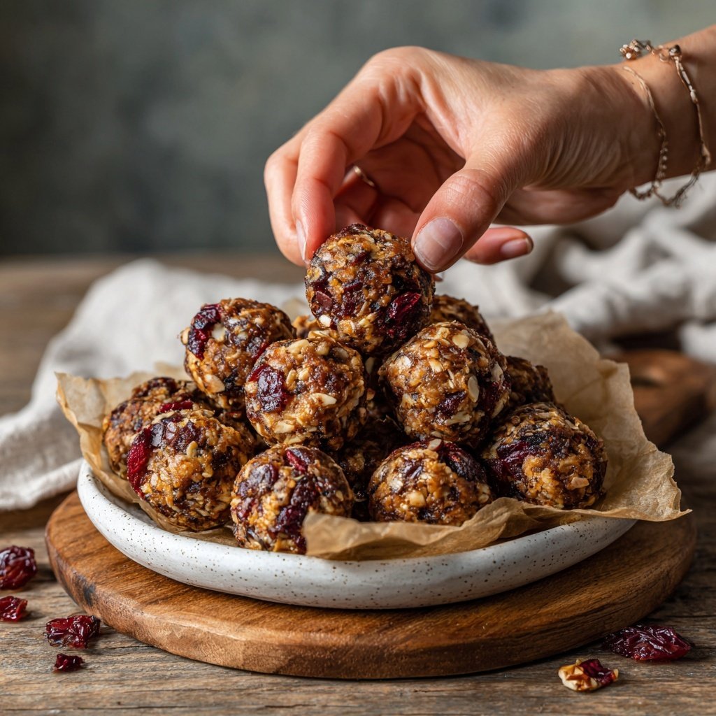 Bananen Dattel Energie Bällchen