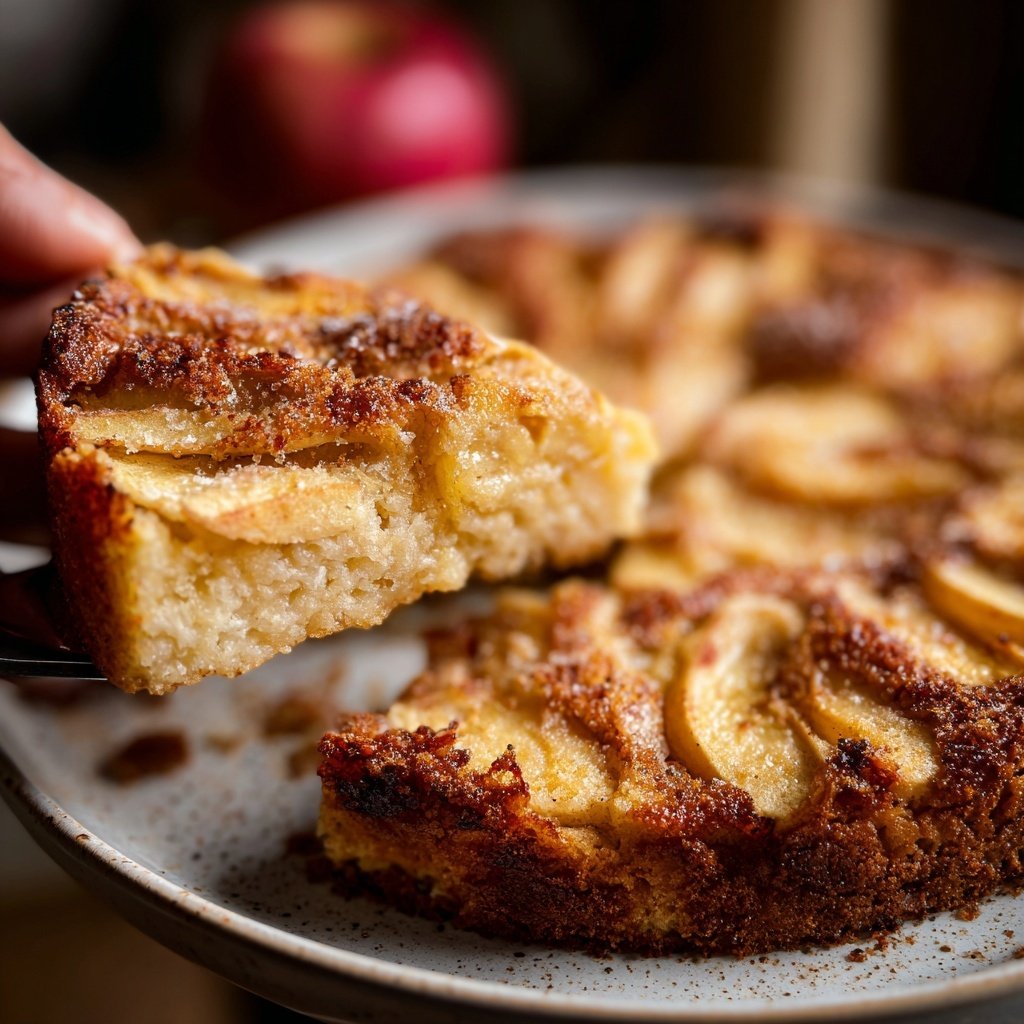Doppel Apfel Gebackener Haferbrei Gewürze