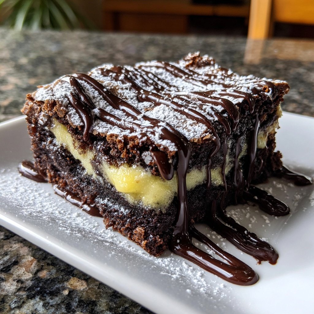 Brownie Genuss mit Topfen