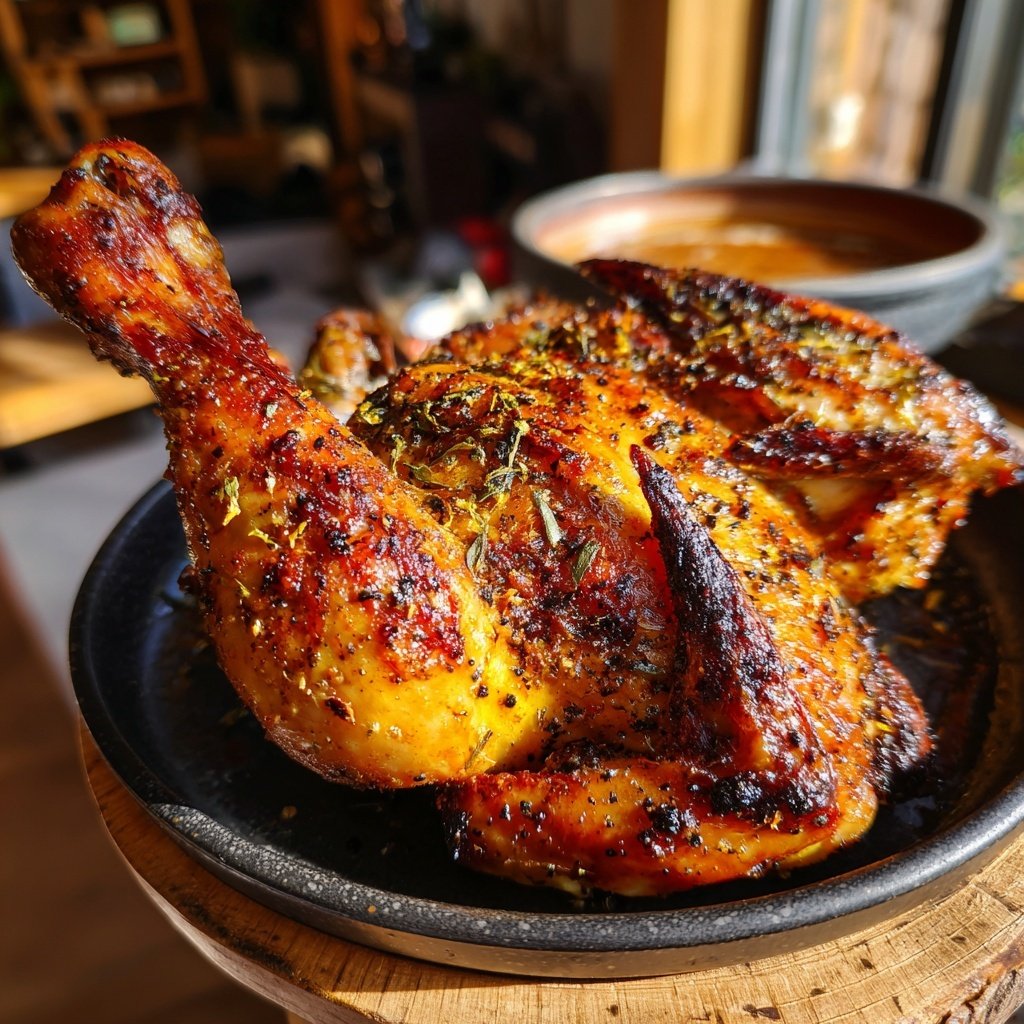 Zitronen Pfeffer Hähnchenkeulen