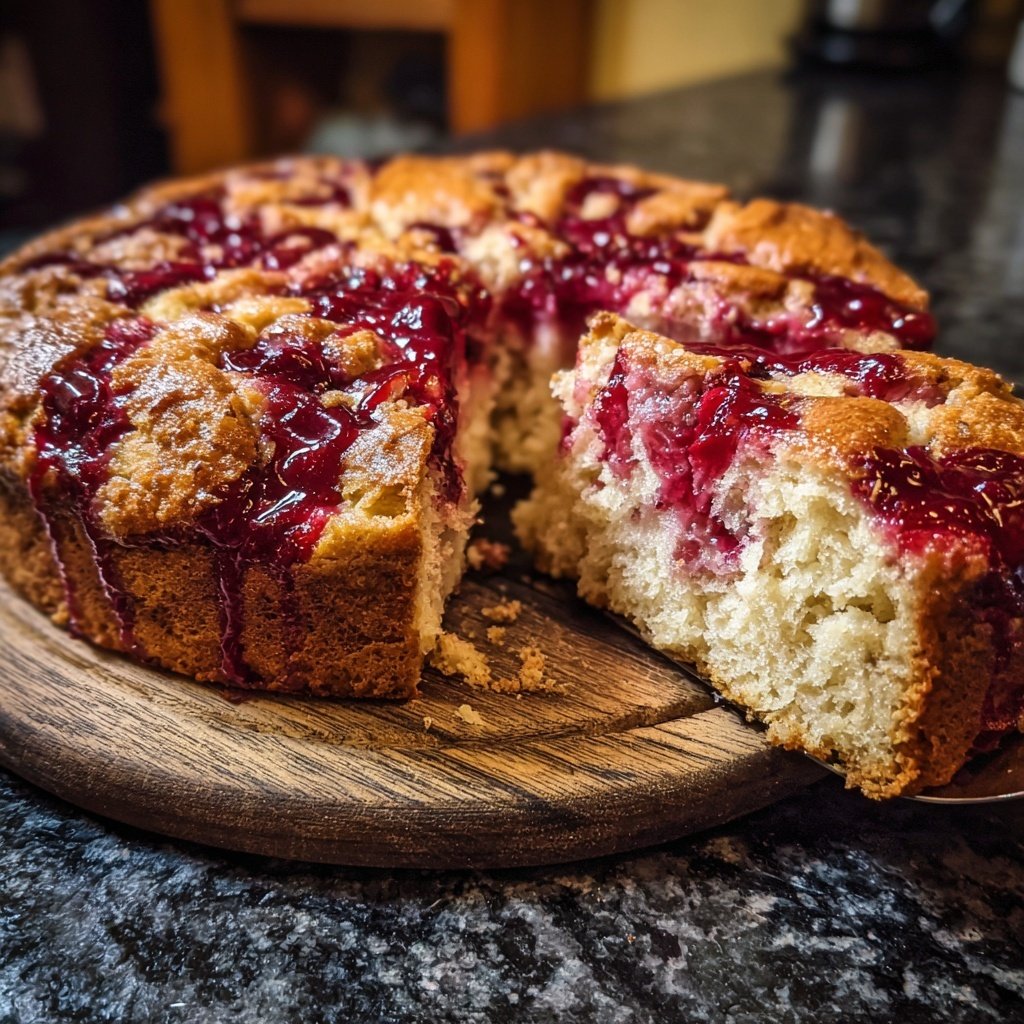 Warmer Beeren-Brioche-Auflauf