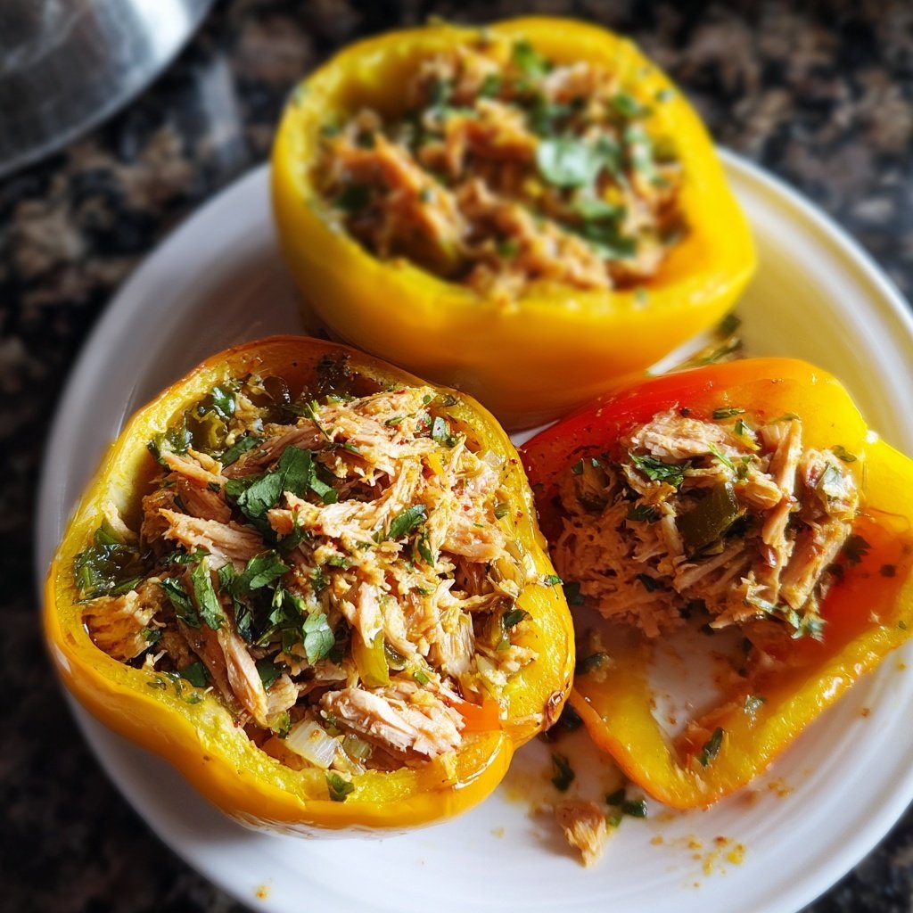 Mini Thunfisch Gefüllte Paprika