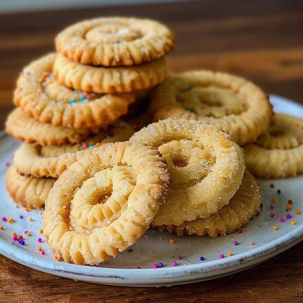 Spritzgebäck mit Marzipan