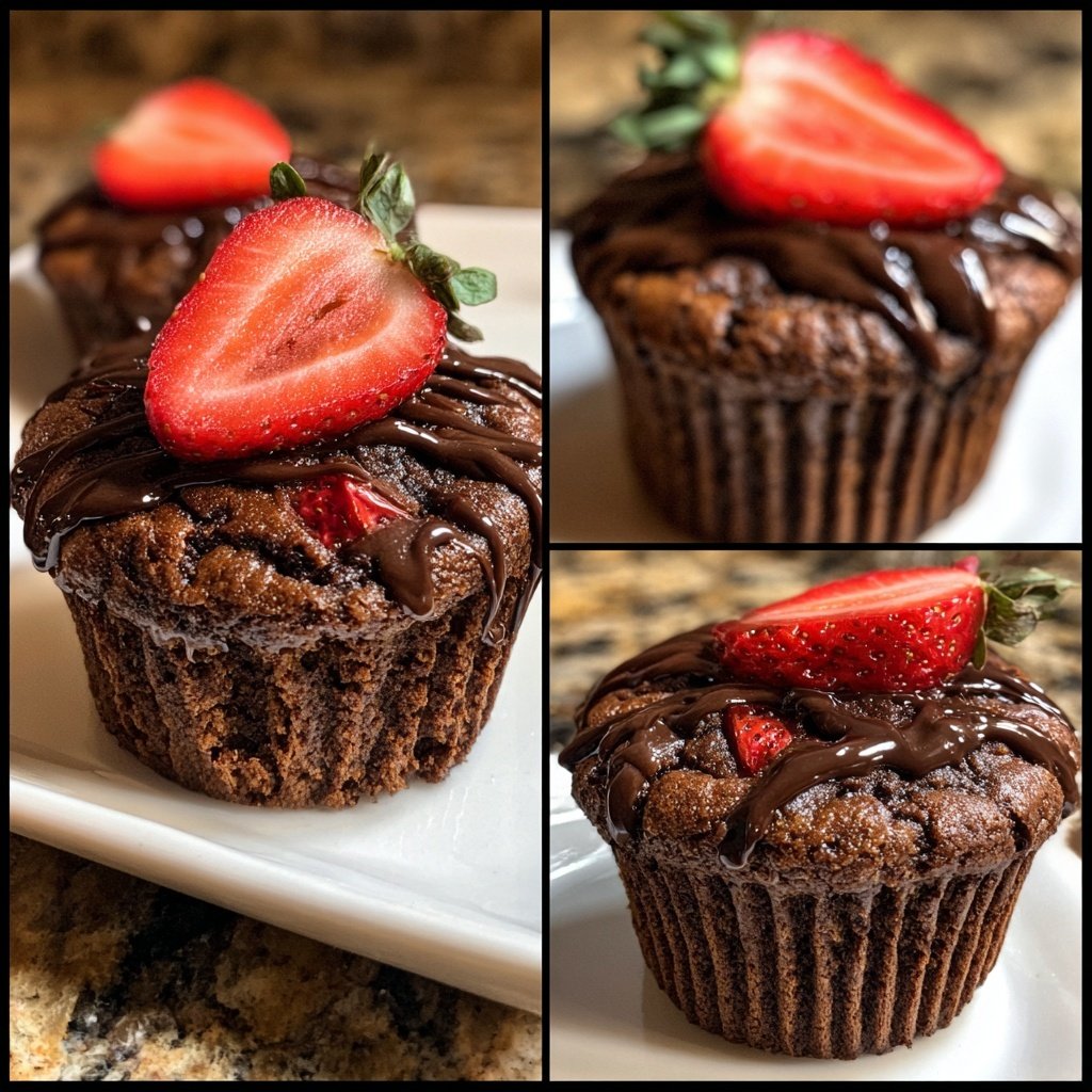 Schoko Erdbeer Cupcakes