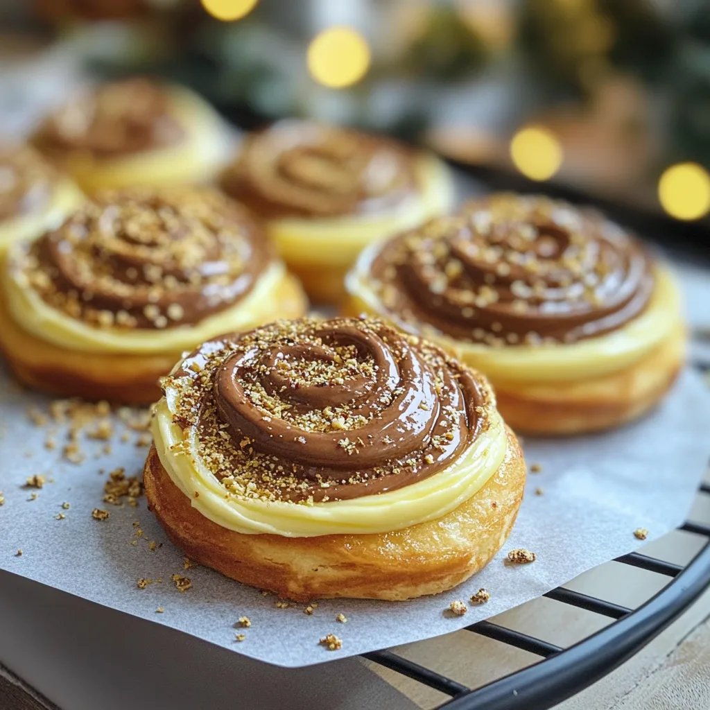 Spiralen Plätzchen mit Pistaziencreme