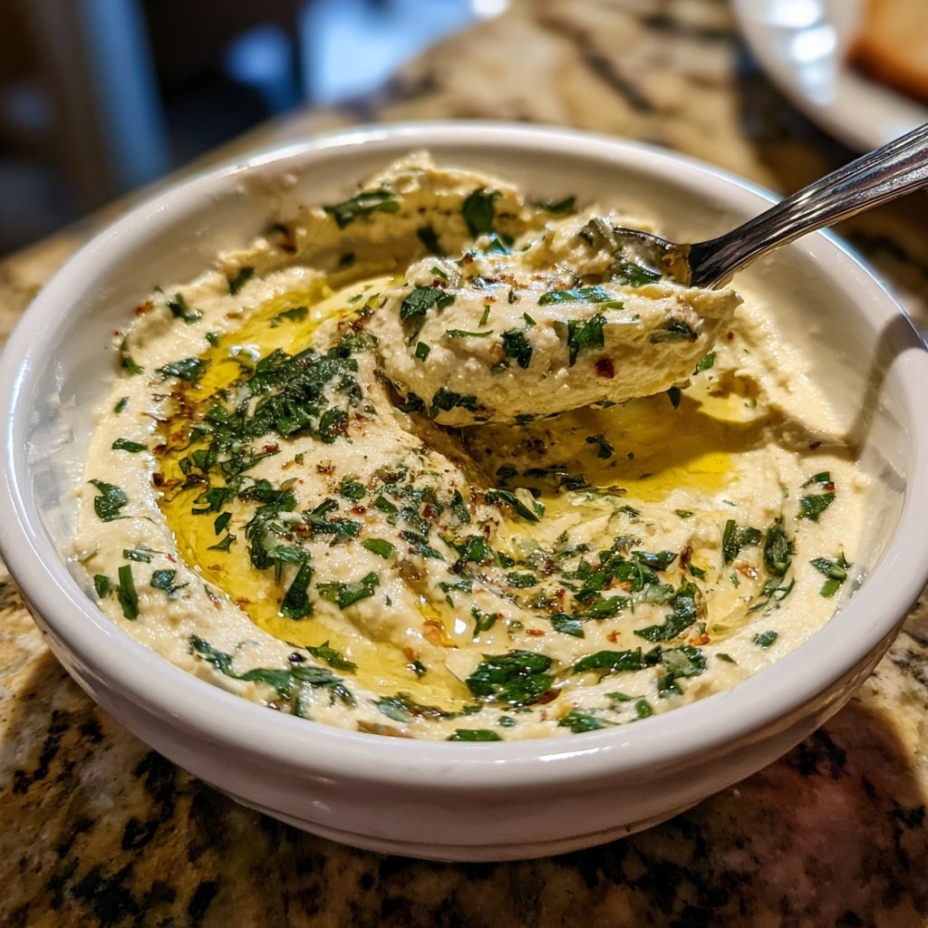 Fünf Minuten Bohnen Dip